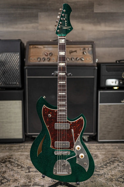 Novo Custom Shop Miris J Semi-Hollow Electric Guitar - Matrix Sparkle with Gig Bag