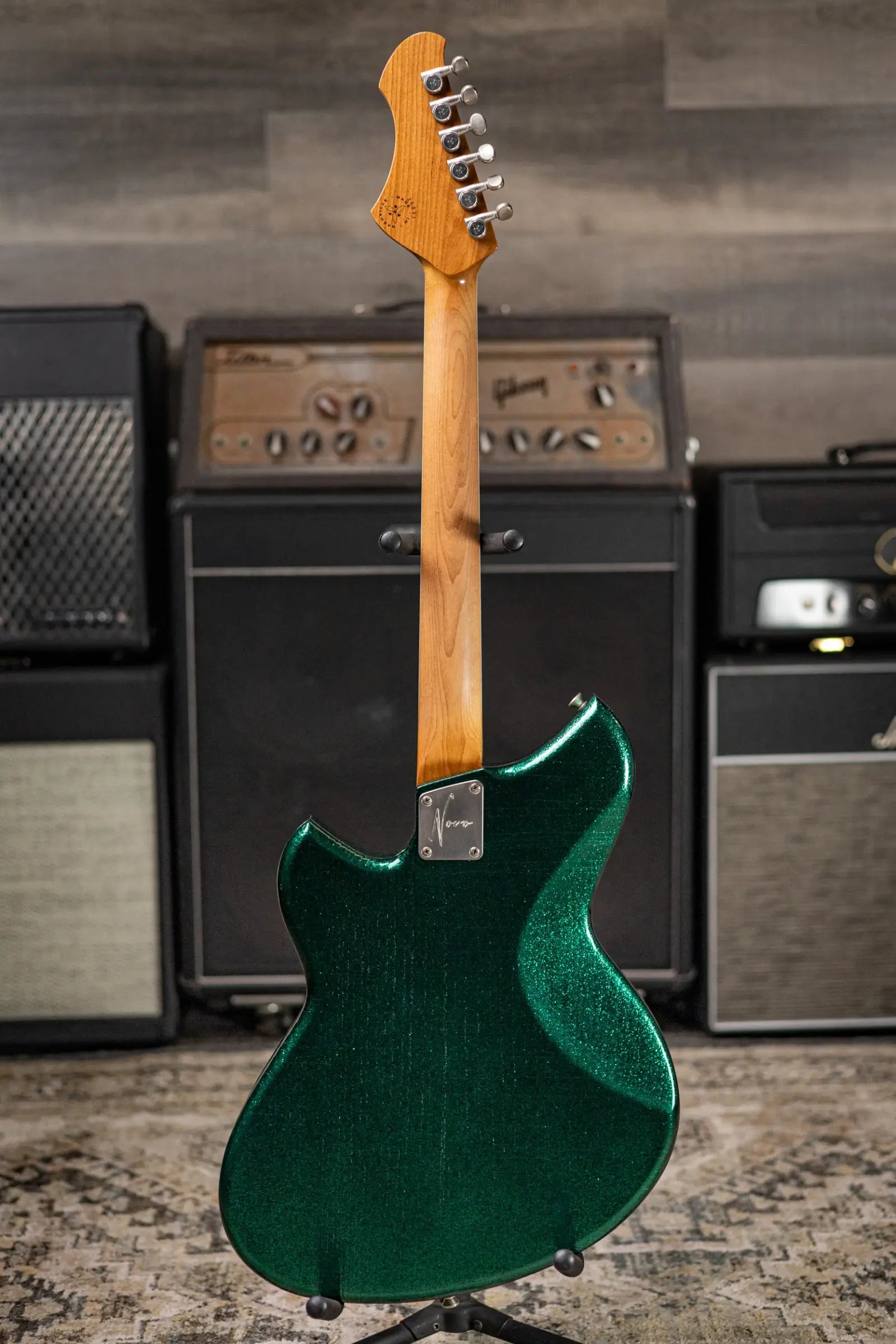 Novo Custom Shop Miris J Semi-Hollow Electric Guitar - Matrix Sparkle with Gig Bag