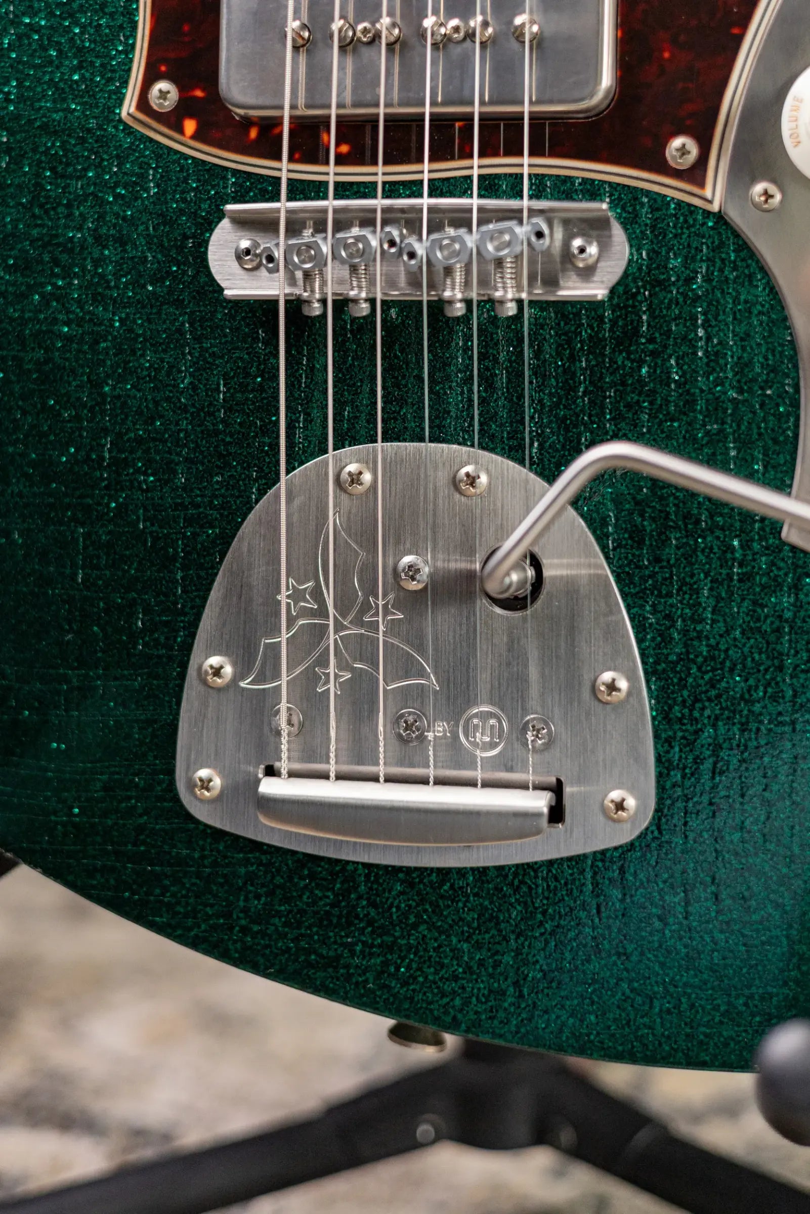 Novo Custom Shop Miris J Semi-Hollow Electric Guitar - Matrix Sparkle with Gig Bag