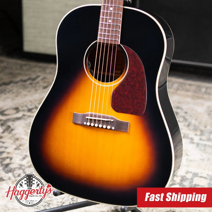 Epiphone J-45 Standard Acoustic/Electric Guitar - Vintage Sunburst with Gig Bag
