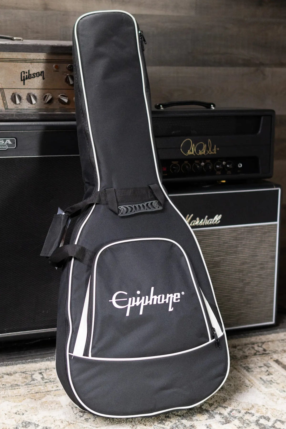 Epiphone J-45 Standard Acoustic/Electric Guitar - Vintage Sunburst with Gig Bag