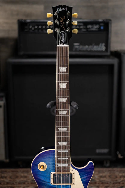 Gibson Les Paul Standard 50s Figured Top Electric Guitar - Blueberry Burst with Hardshell Case