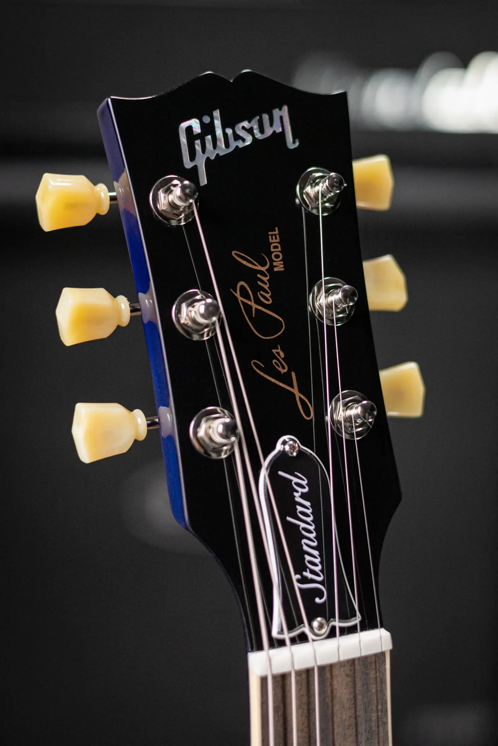 Gibson Les Paul Standard 50s Figured Top Electric Guitar - Blueberry Burst with Hardshell Case