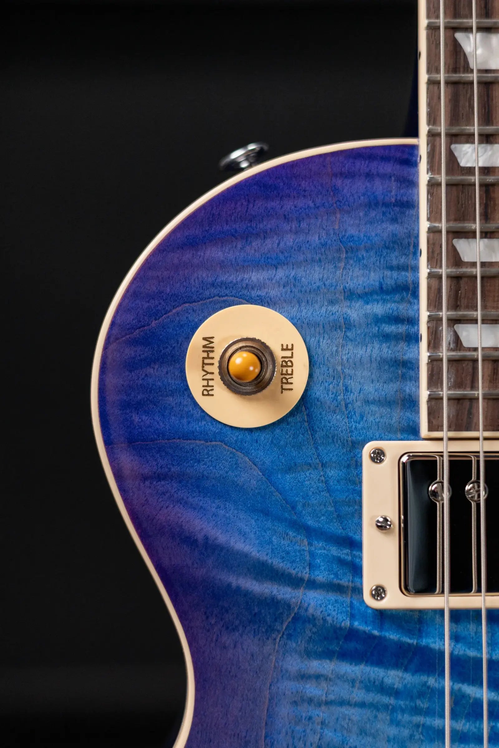 Gibson Les Paul Standard 50s Figured Top Electric Guitar - Blueberry Burst with Hardshell Case