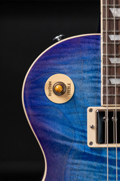 Gibson Les Paul Standard 50s Figured Top Electric Guitar - Blueberry Burst with Hardshell Case