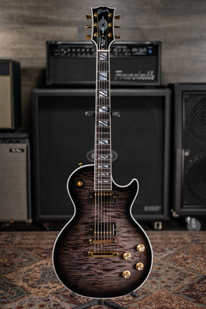 Gibson Les Paul Modern Supreme Electric Guitar - Translucent Ebony Burst with Hardshell Case - Used