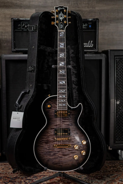 Gibson Les Paul Modern Supreme Electric Guitar - Translucent Ebony Burst with Hardshell Case - Used