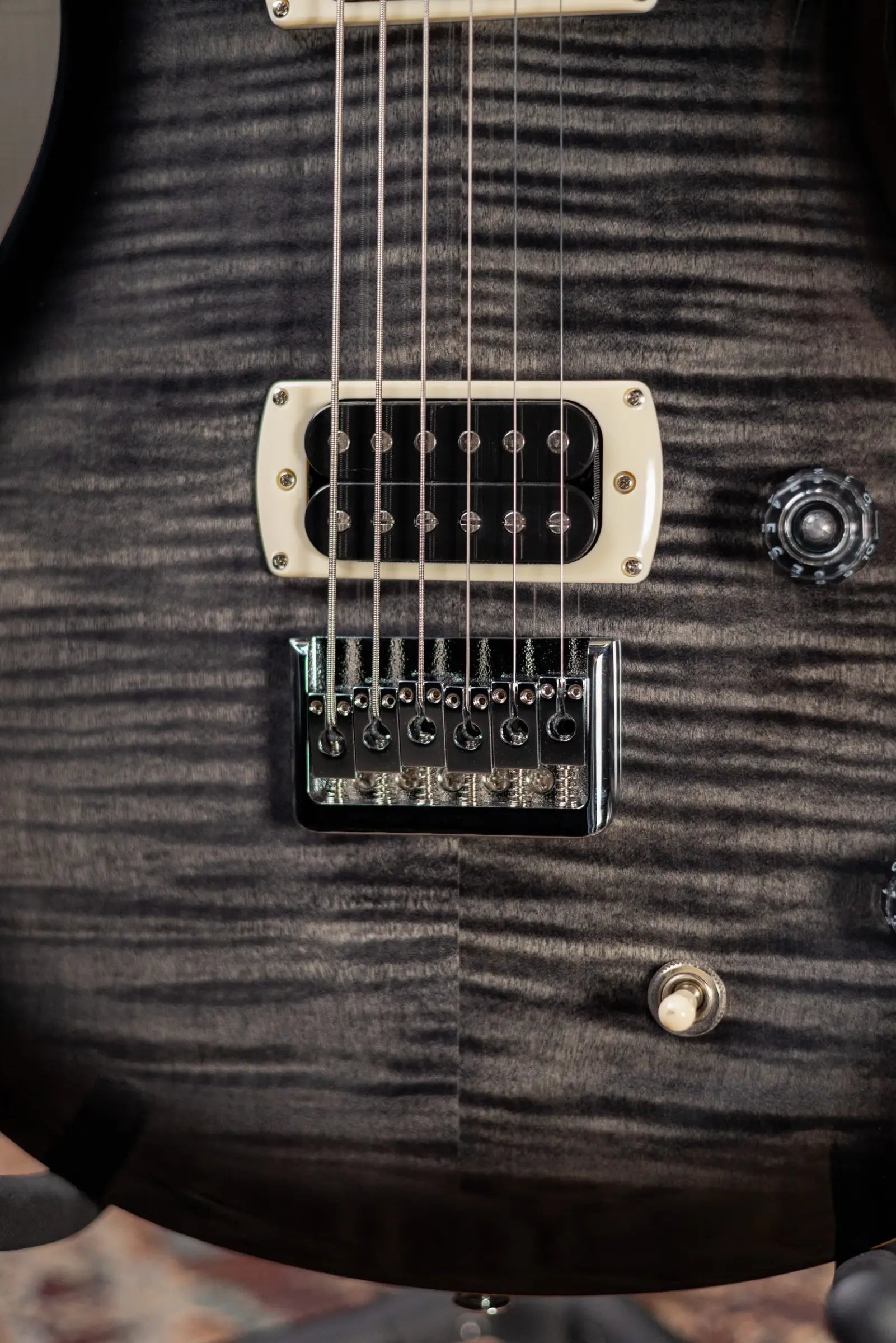 PRS SE 277 Baritone Electric Guitar - Charcoal Burst with Gig Bag