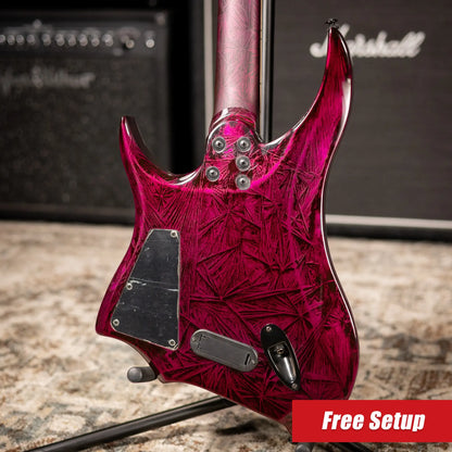 Legator N6F Revenant Bolt-On Multi-Scale Electric Guitar - Gloss Purple Rain