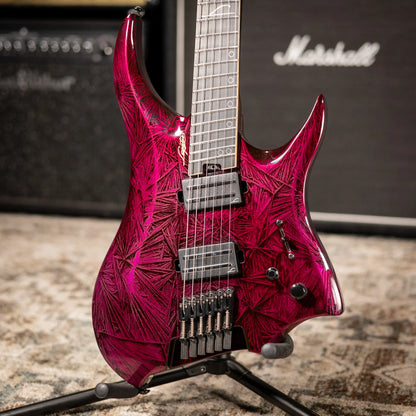 Legator N6F Revenant Bolt-On Multi-Scale Electric Guitar - Gloss Purple Rain