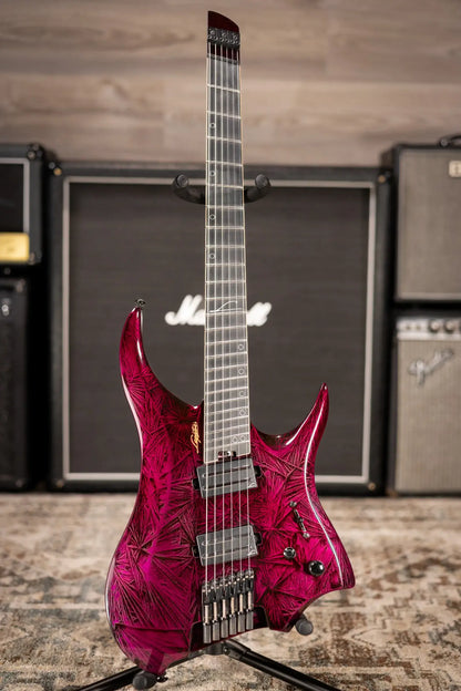Legator N6F Revenant Bolt-On Multi-Scale Electric Guitar - Gloss Purple Rain