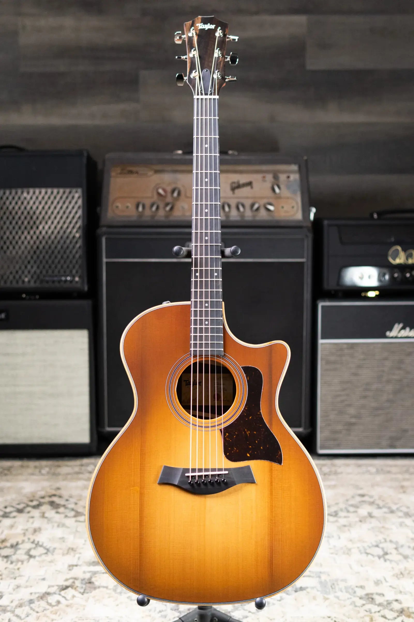 Taylor 414ce Studio Special Edition Acoustic/Electric Guitar - Honeyburst with Gig Bag
