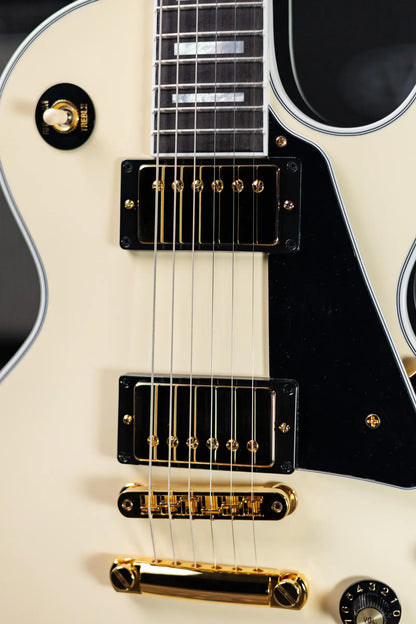 Gibson Les Paul Custom 70s Electric Guitar - Butter Cream with Hardshell Case