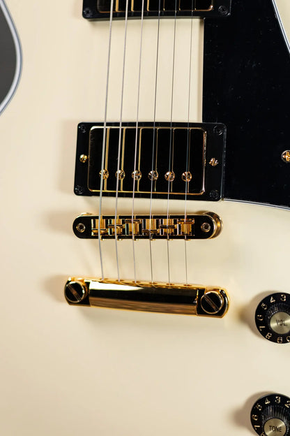 Gibson Les Paul Custom 70s Electric Guitar - Butter Cream with Hardshell Case
