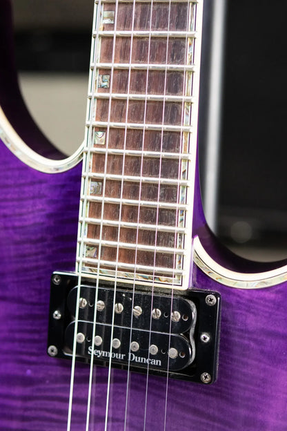 ESP LTD Deluxe H-1001 FM Electric Guitar - Transparent Purple - Used