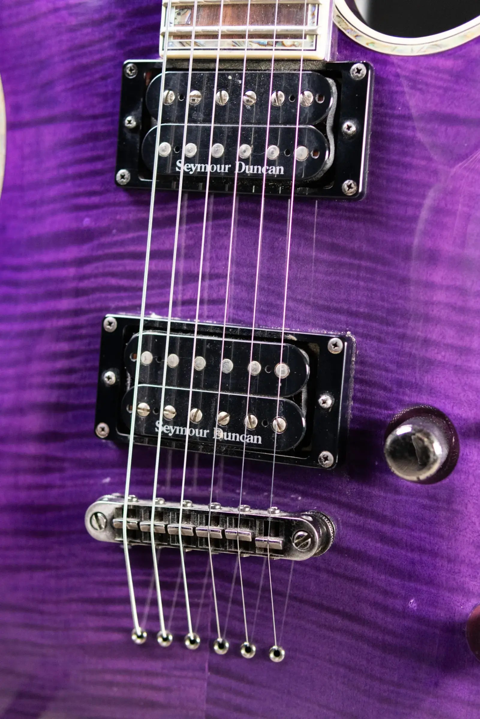 ESP LTD Deluxe H-1001 FM Electric Guitar - Transparent Purple - Used