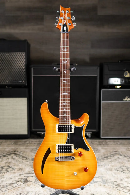 PRS SE Custom 22 Semi-hollow Electric Guitar - Sunburst - Used
