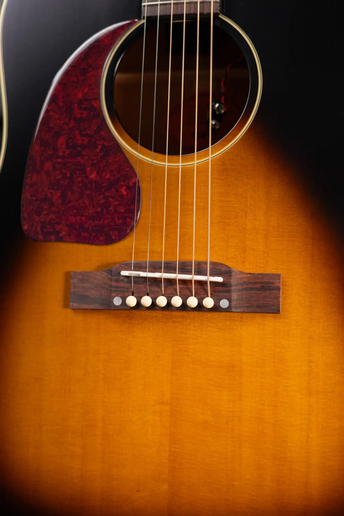 Epiphone J-45 Standard Acoustic/Electric Guitar - Vintage Sunburst with Gig Bag