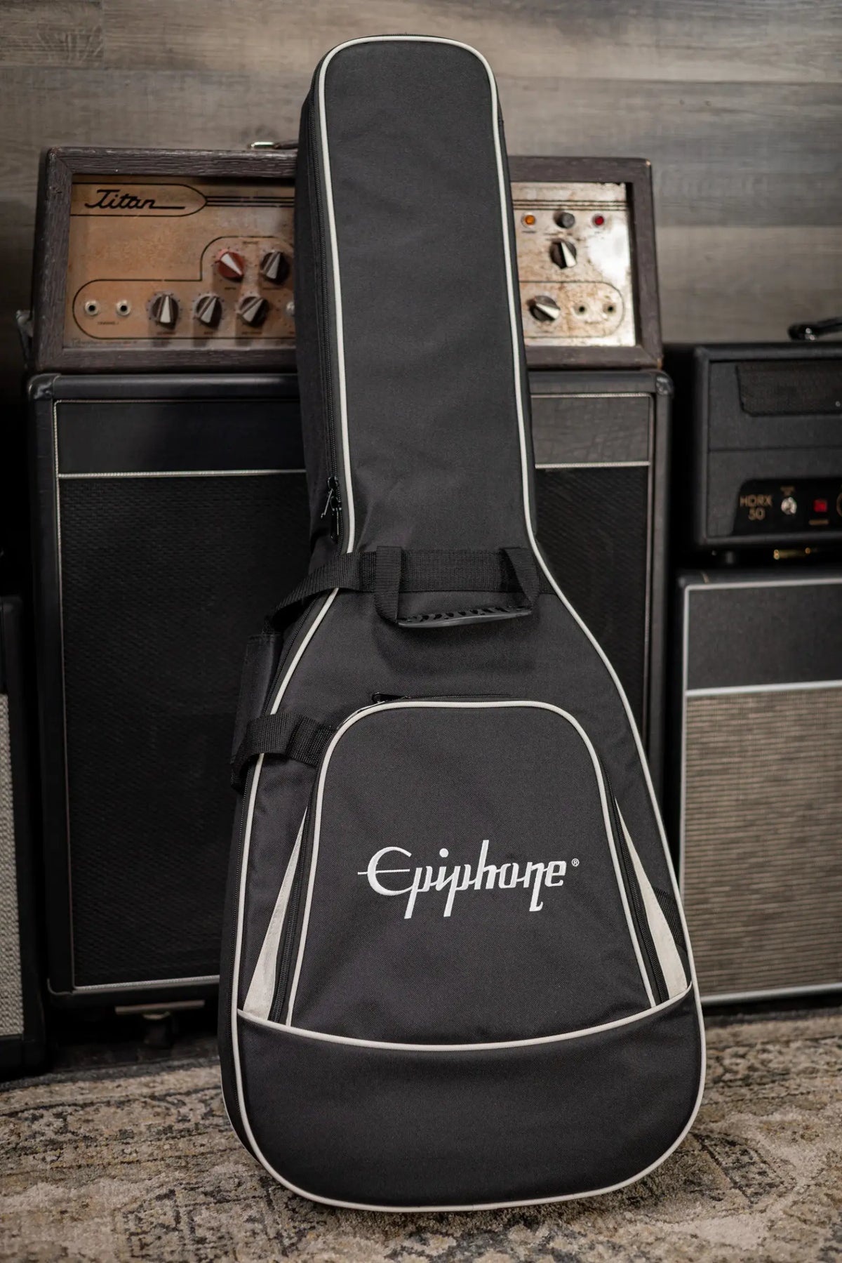 Epiphone J-45 Standard Acoustic/Electric Guitar - Vintage Sunburst with Gig Bag