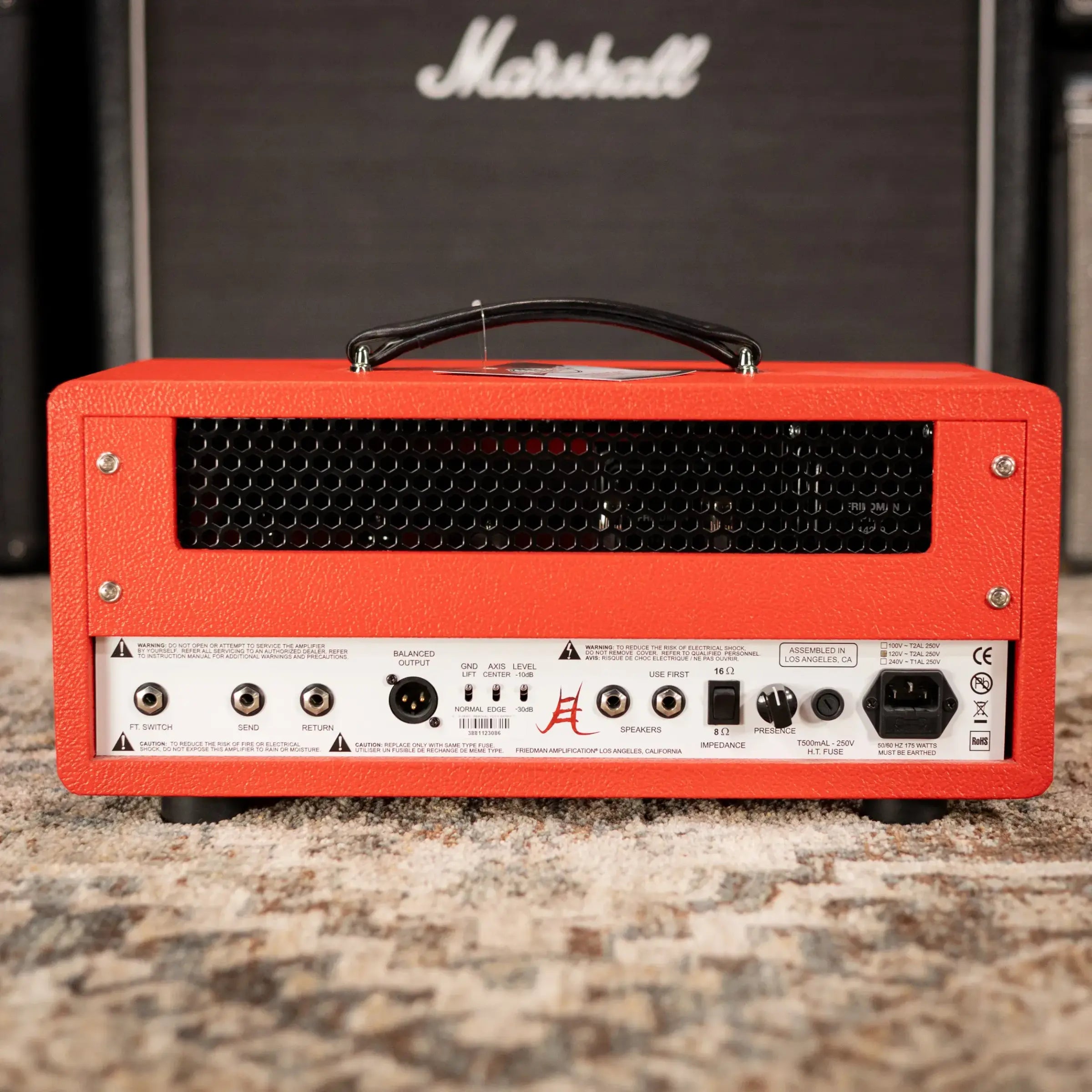 Friedman Jake E. Lee Signature 2 Channel 20 Watt Guitar Tube Head - Red Tolex - Used