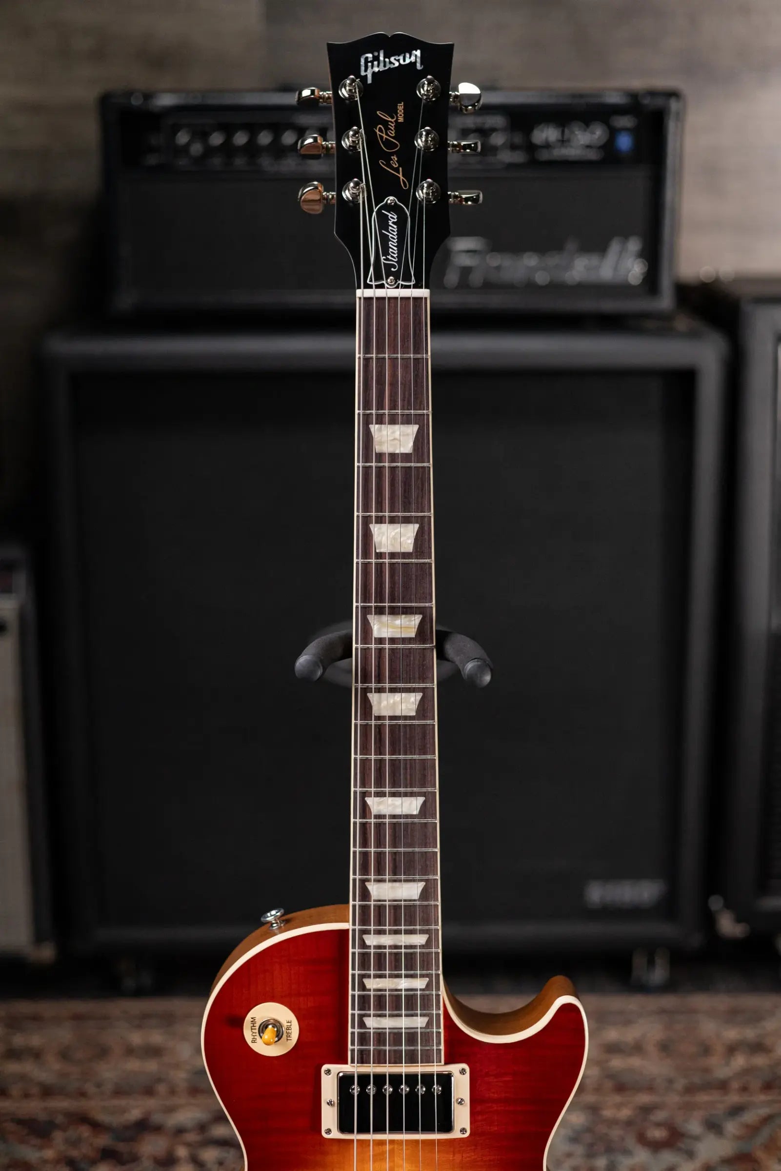 Gibson Les Paul Standard 60s Faded Electric Guitar - Vintage Bourbon Burst with Hardshell Case