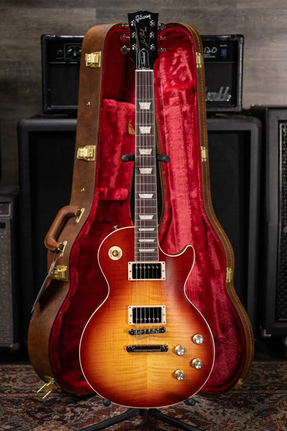 Gibson Les Paul Standard 60s Faded Electric Guitar - Vintage Bourbon Burst with Hardshell Case