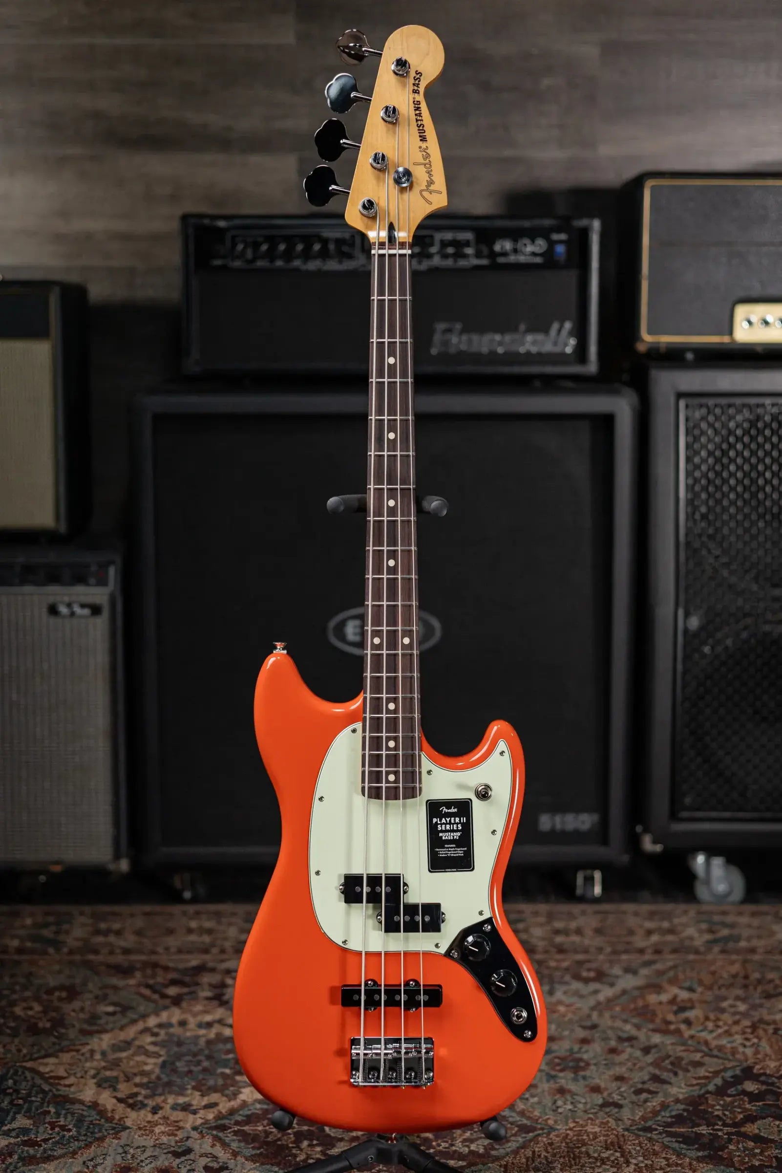 Fender Player II Mustang Bass PJ - Rallye Orange