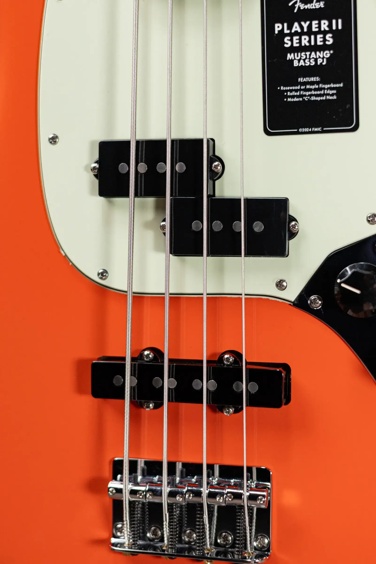 Fender Player II Mustang Bass PJ - Rallye Orange