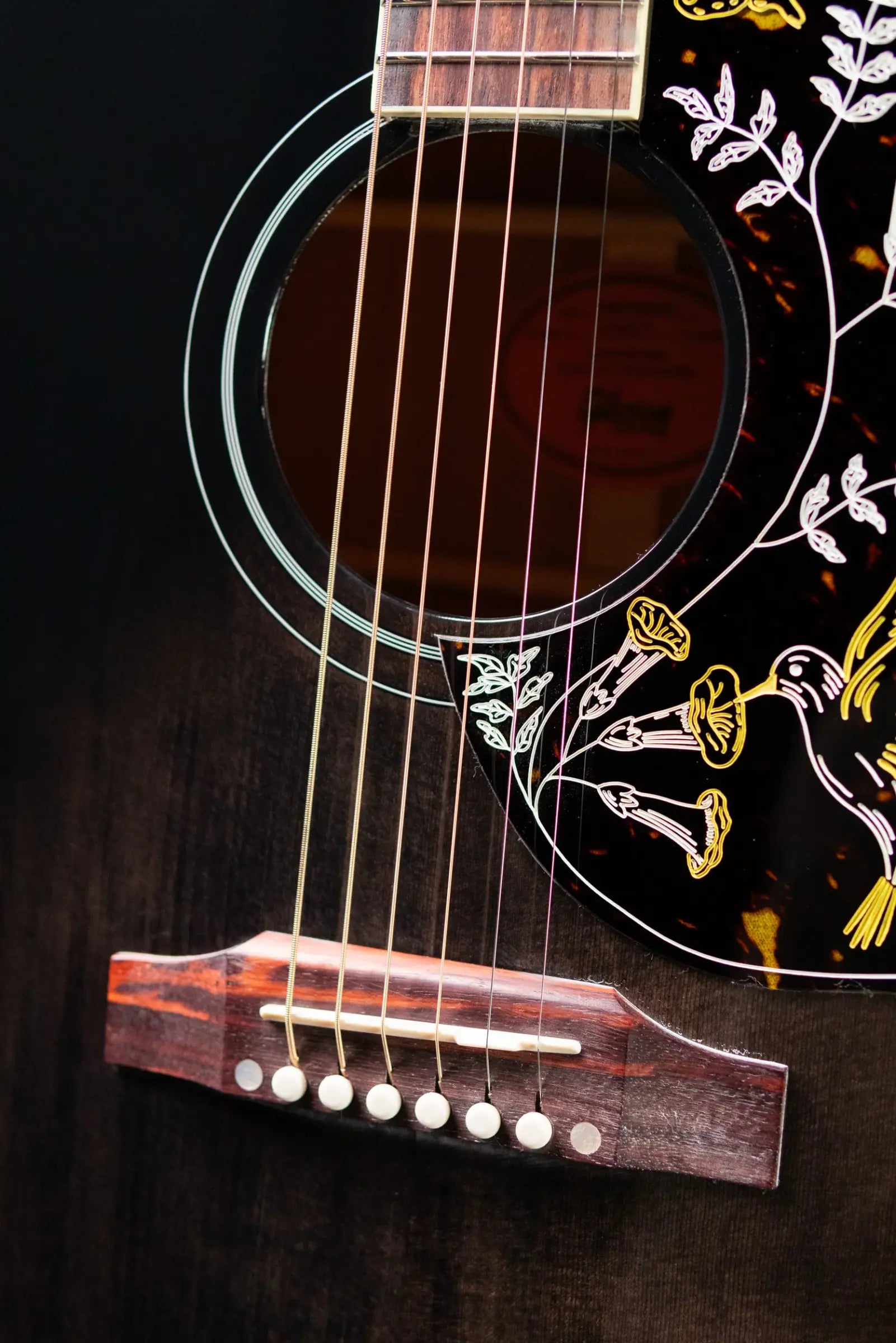 Gibson Custom Shop Hummingbird Original Acoustic Guitar - Cobra Burst with Hardshell Case