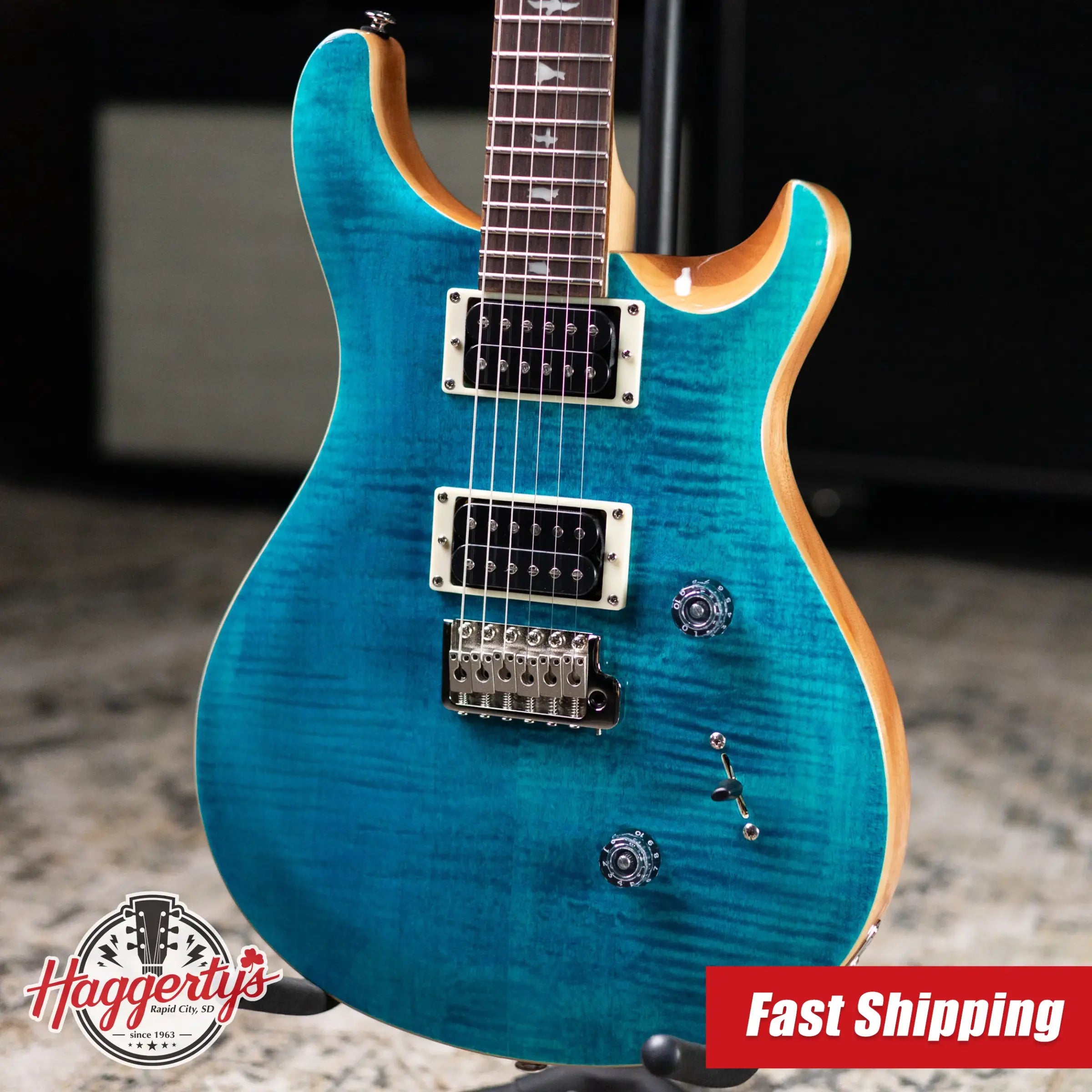 PRS SE Custom 24 Electric Guitar - Blue Matteo with Gig Bag