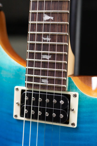 PRS SE Custom 24 Electric Guitar - Sapphire Fade with Gig Bag