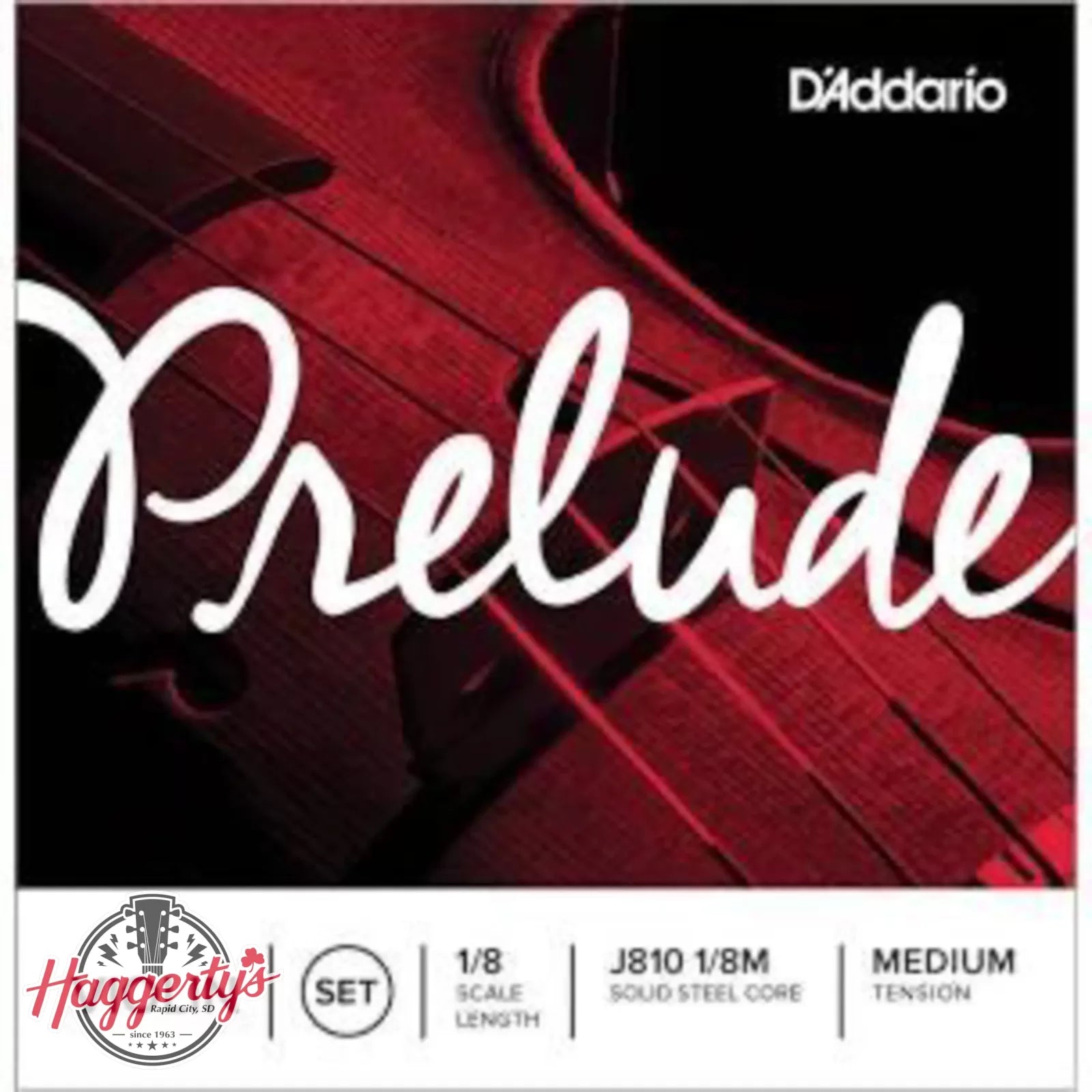 D'Addario J810 Prelude Violin String Set, 1/8 Size