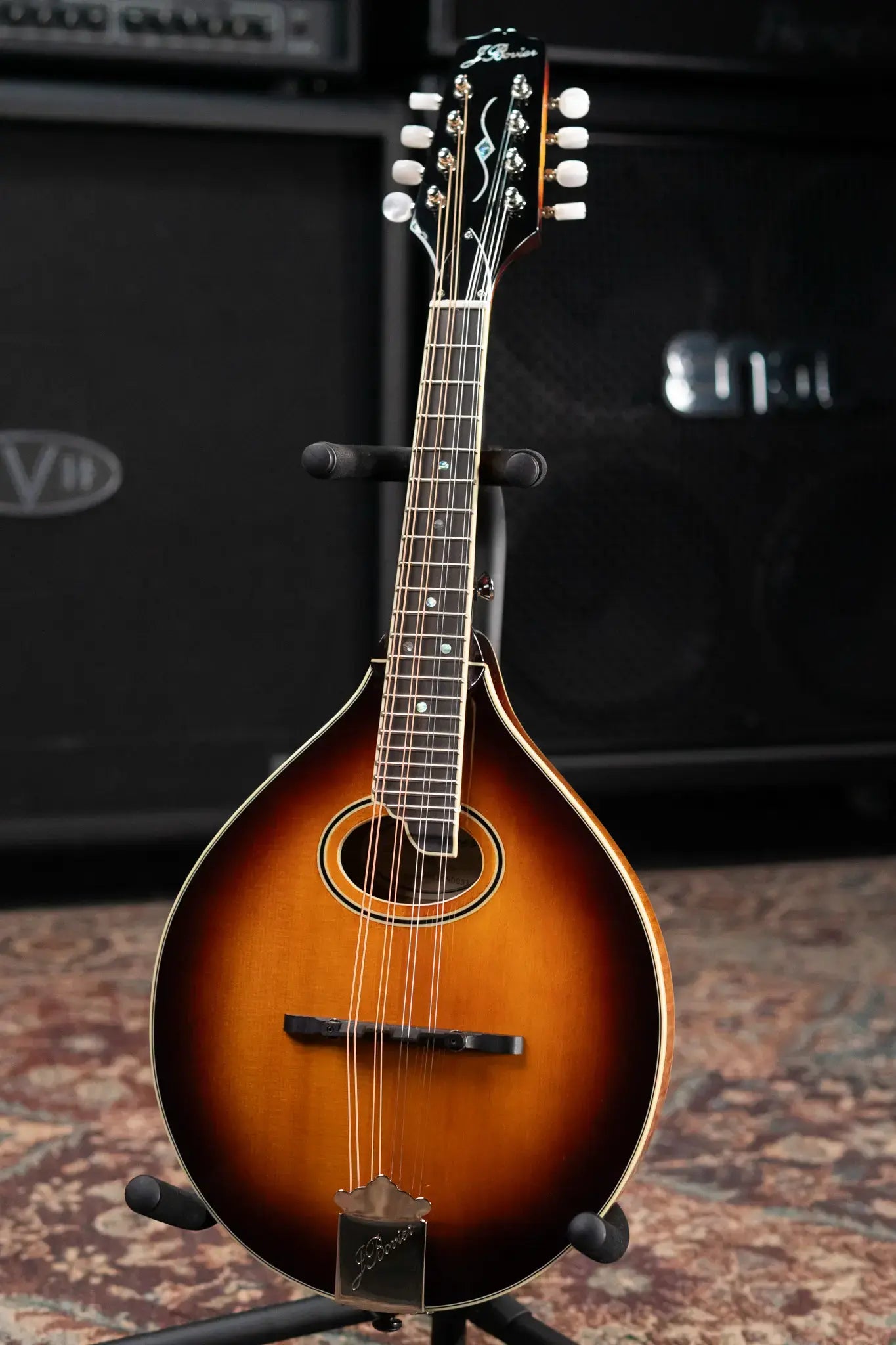 JBovier A4 A-Style Mandolin Violin Sunburst with Hardshell Case - Used