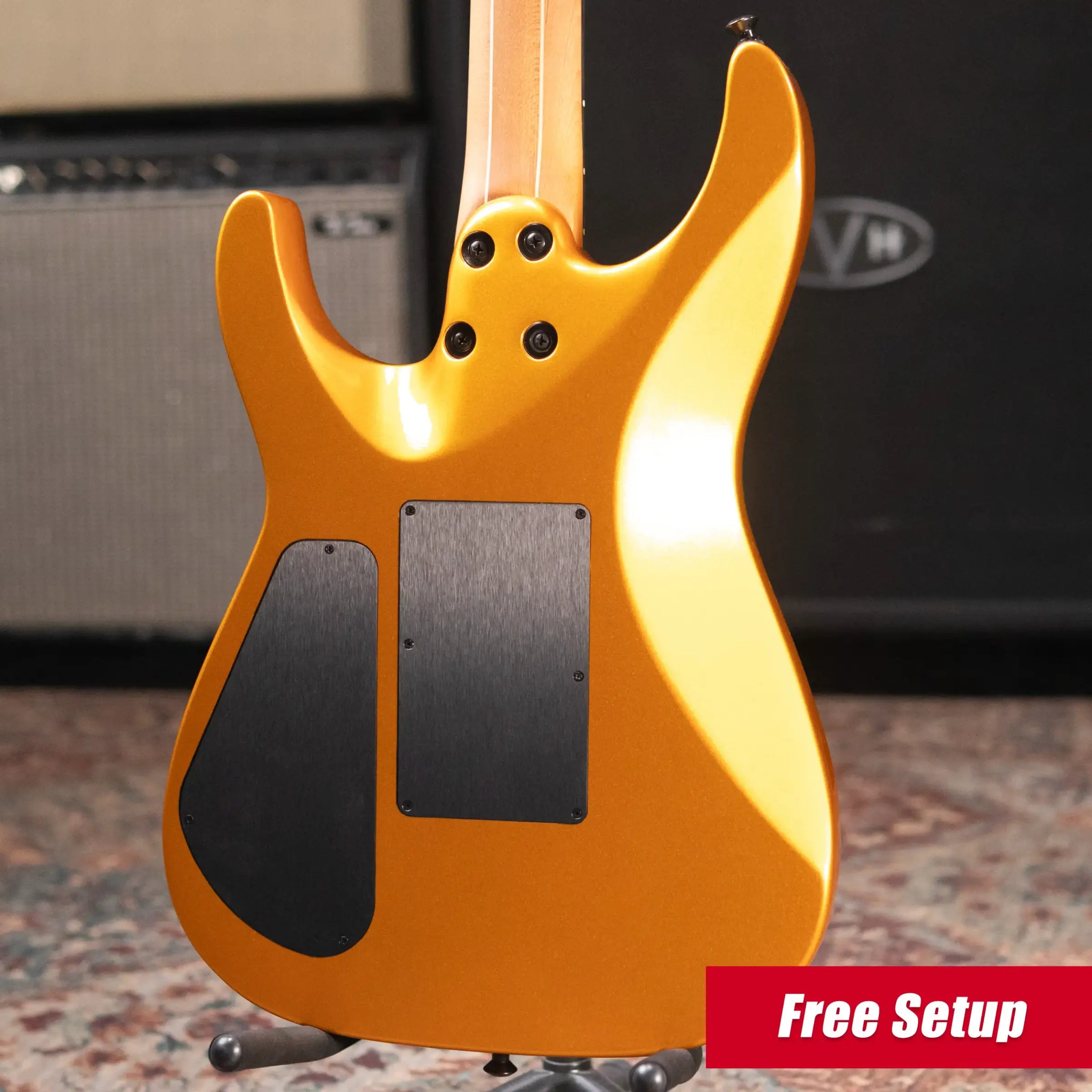 Jackson American Series Limited Edition Virtuoso Electric Guitar - Gold Rush with Soft Case