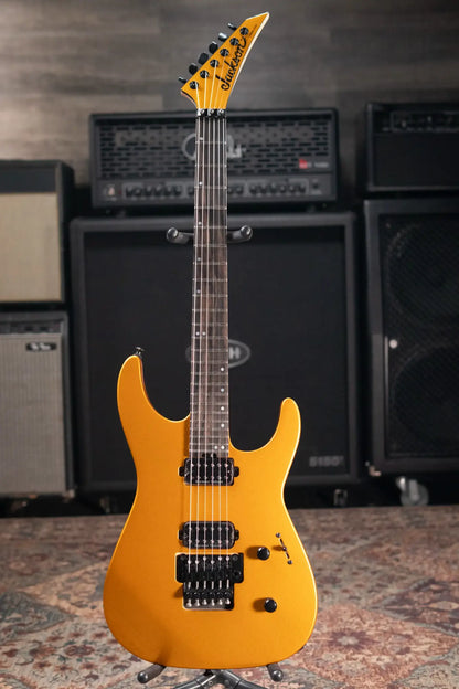 Jackson American Series Limited Edition Virtuoso Electric Guitar - Gold Rush with Soft Case