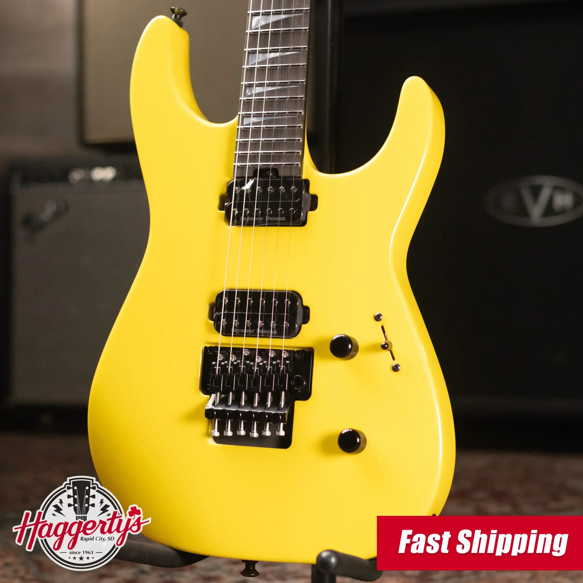 Jackson American Series Soloist SL2 DX Electric Guitar - Lemon Ice with Foam Core Case