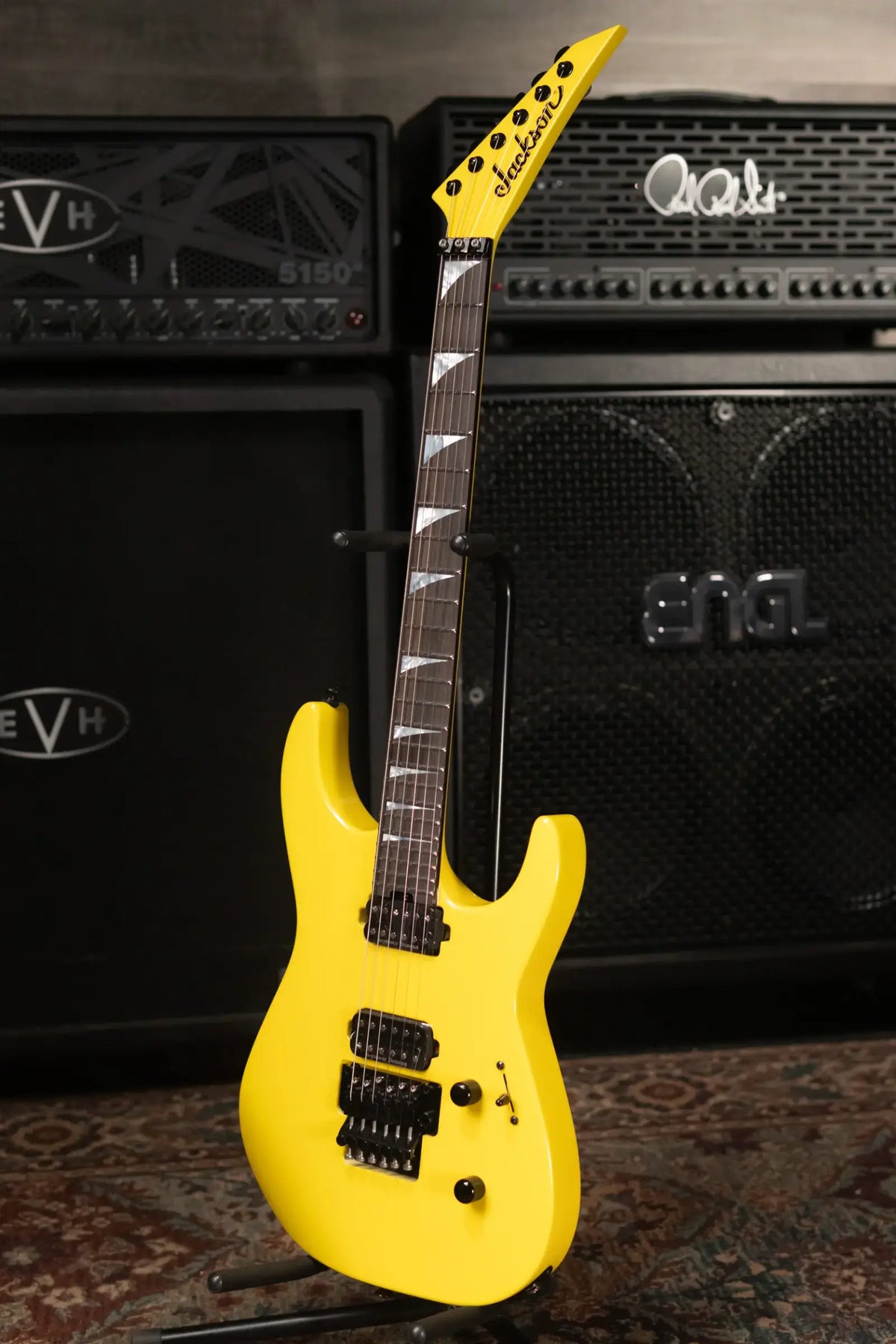 Jackson American Series Soloist SL2 DX Electric Guitar - Lemon Ice with Foam Core Case - Demo