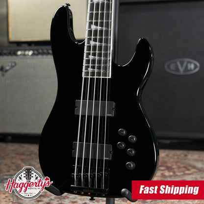 Jackson Legend Series Limited Edition Signature David Ellefson CB V Concert Bass - Black with Foam Core Case
