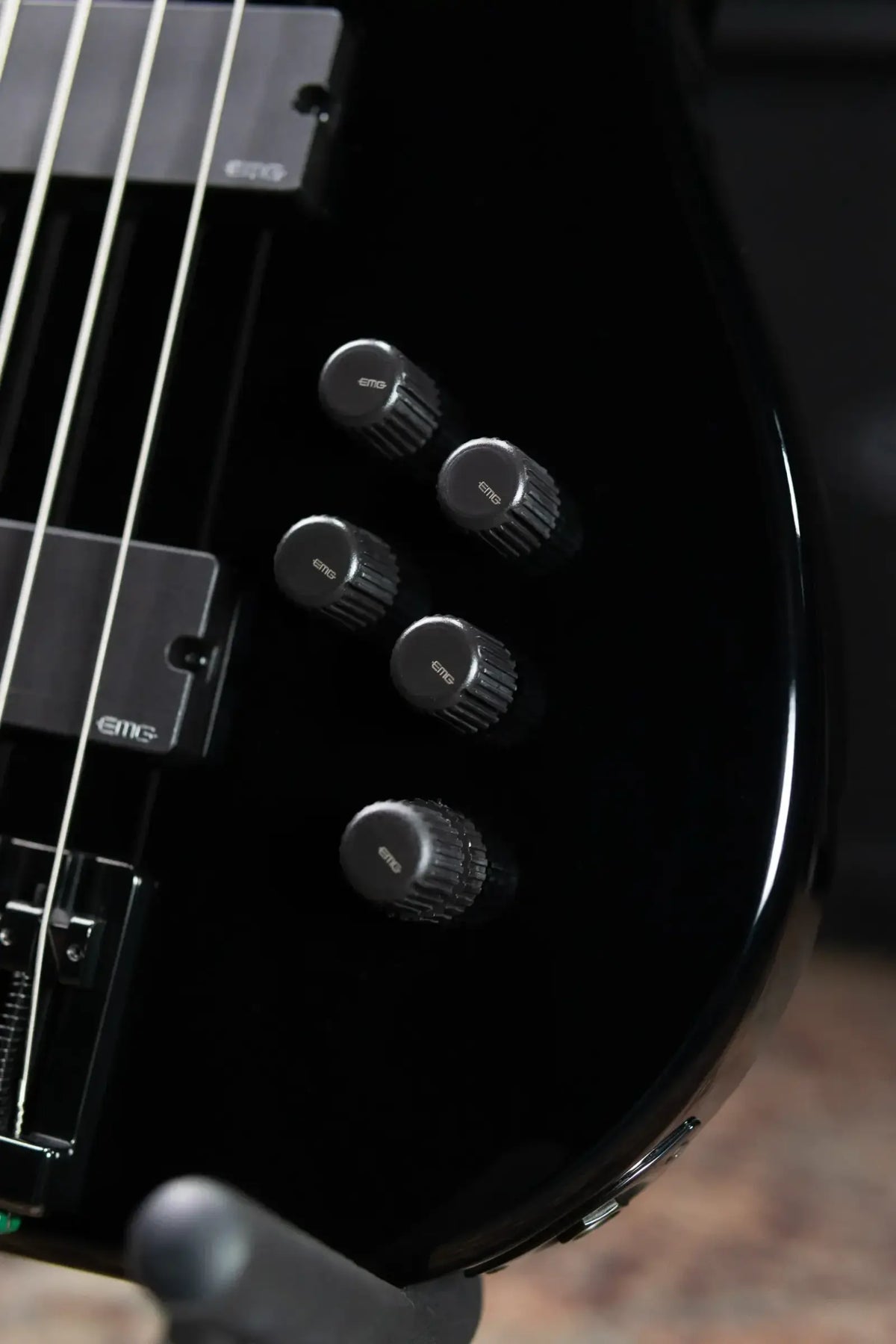 Jackson Legend Series Limited Edition Signature David Ellefson CB V Concert Bass - Black with Foam Core Case