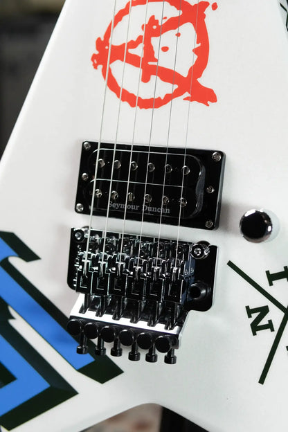 Jackson Legend Series Limited Edition Signature Scott Ian Rhoads RR22 Electric Guitar - Pearl White with Foam Core Case