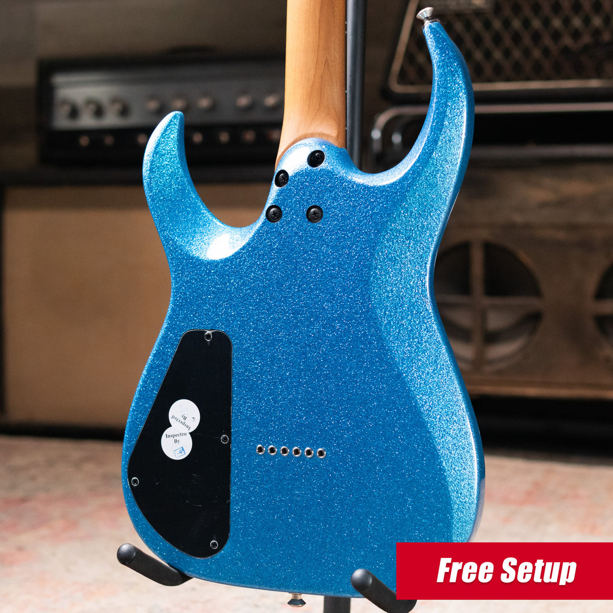 Jackson Pro Plus Misha Mansoor Juggernaut HT6 Electric Guitar - Blue Sparkle - Demo