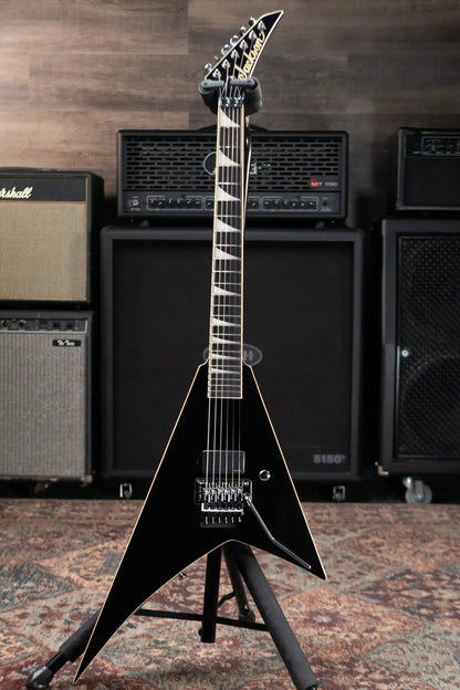Jackson Pro Plus Pure Metal Limited Edition Rhoads RR1A Electric Guitar - Gloss Black with Gig Bag