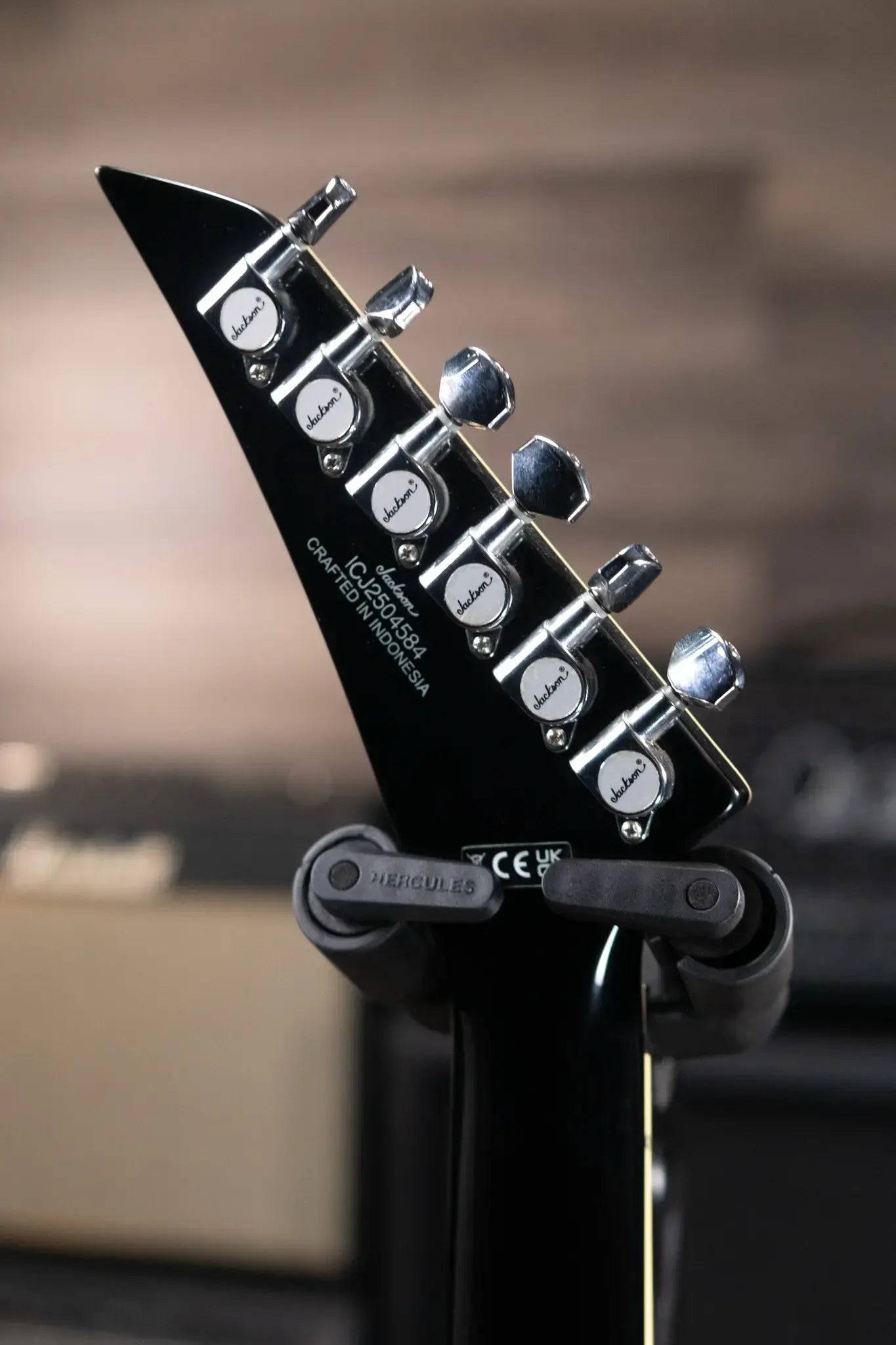Jackson Pro Plus Pure Metal Limited Edition Rhoads RR1A Electric Guitar - Gloss Black with Gig Bag