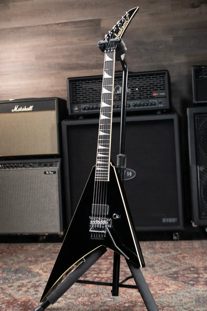 Jackson Pro Plus Pure Metal Limited Edition Rhoads RR1A Electric Guitar - Gloss Black with Gig Bag