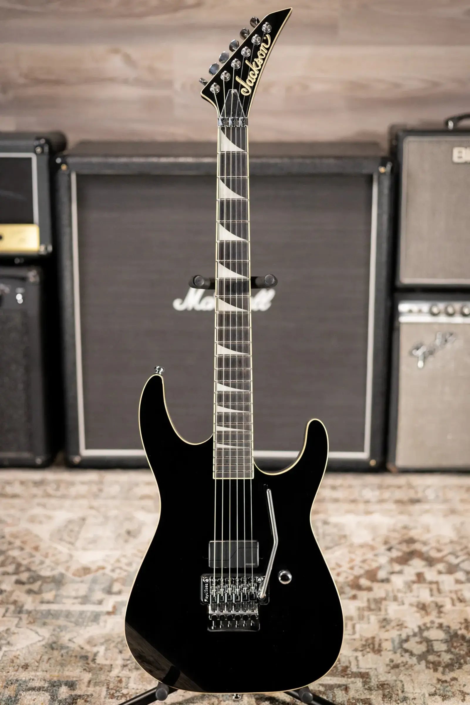 Jackson Pro Plus Pure Metal Limited Edition Soloist SL1A - Gloss Black with Gig Bag - Demo