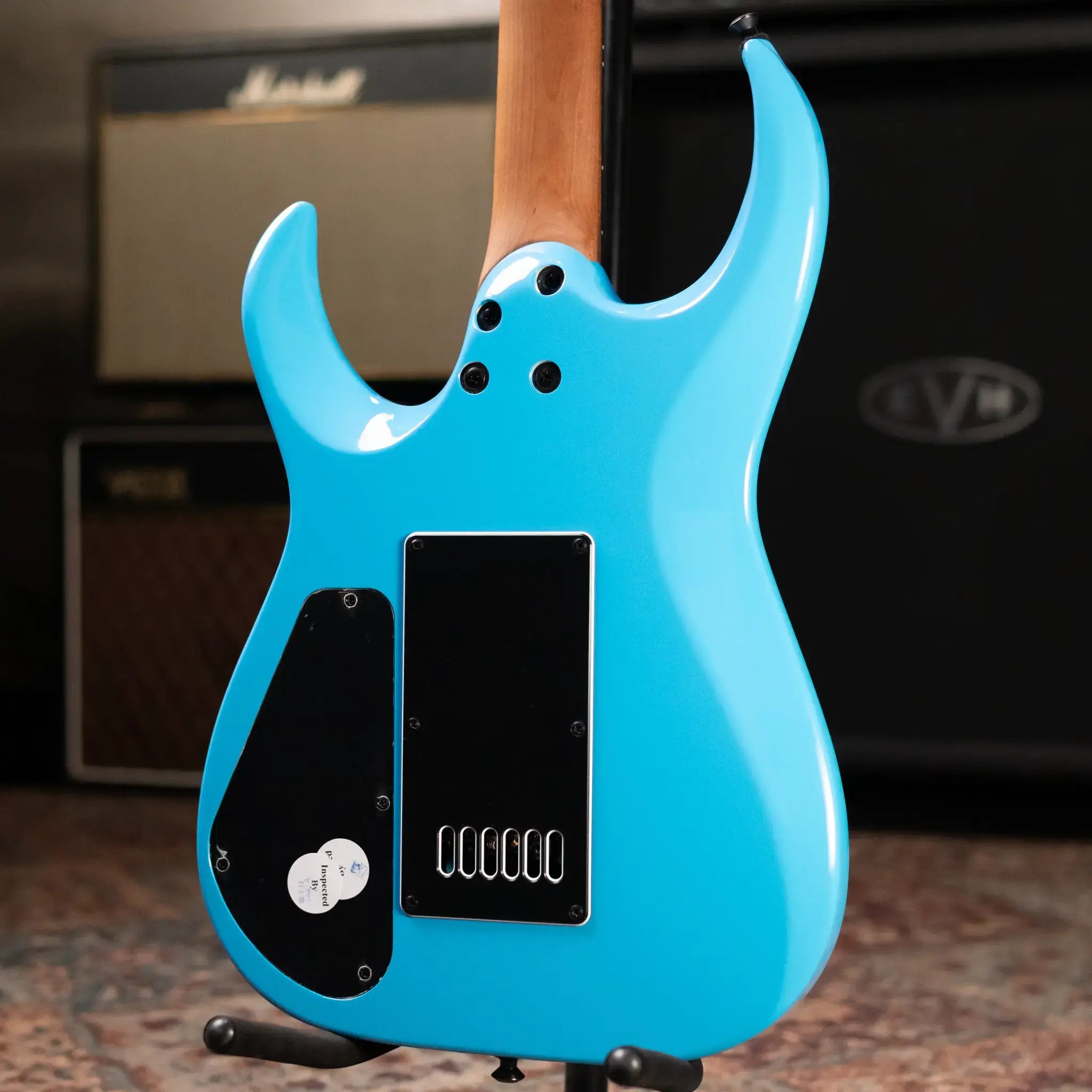 Jackson Pro Plus Series Signature Misha Mansoor Juggernaut ET6 Electric Guitar, Ebony Fingerboard - Riviera Blue with Gig Bag