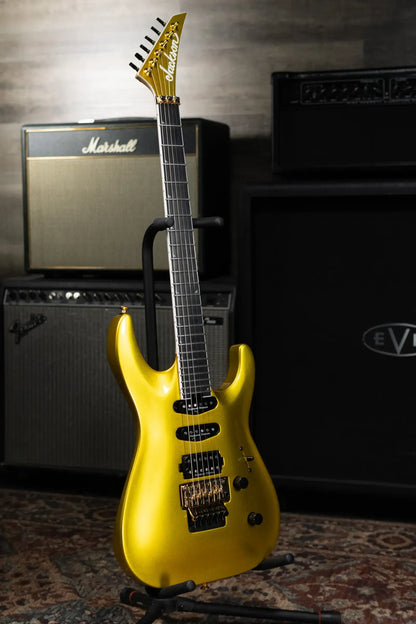 Jackson Pro Plus Series Soloist SLA3 Electric Guitar - Gold Bullion with Gig Bag - Used