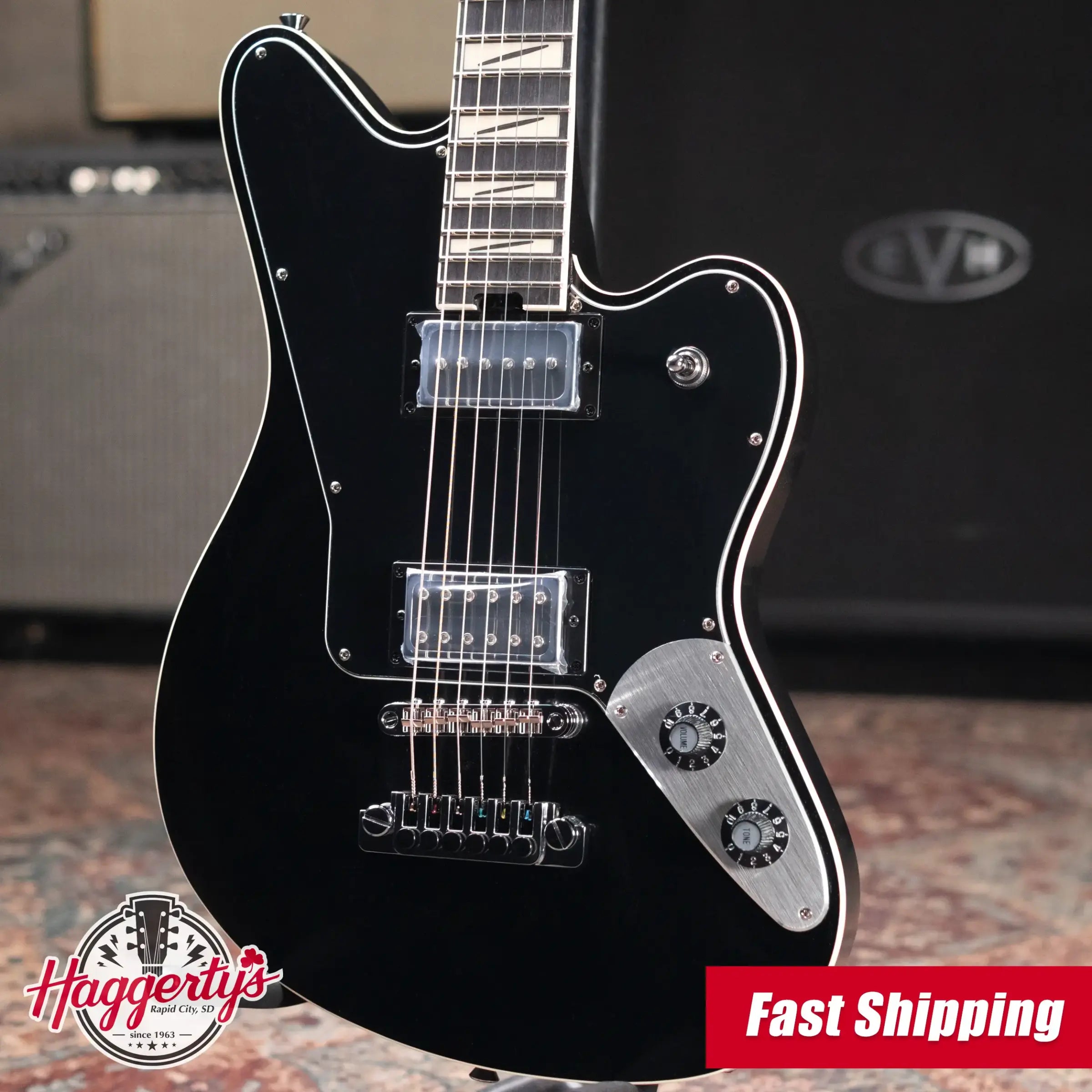 Jackson Pro Series Signature Lee Malia LM-87 Electric Guitar - Black with Gig Bag