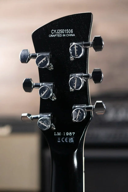 Jackson Pro Series Signature Lee Malia LM-87 Electric Guitar - Open Pore Black with Gig Bag