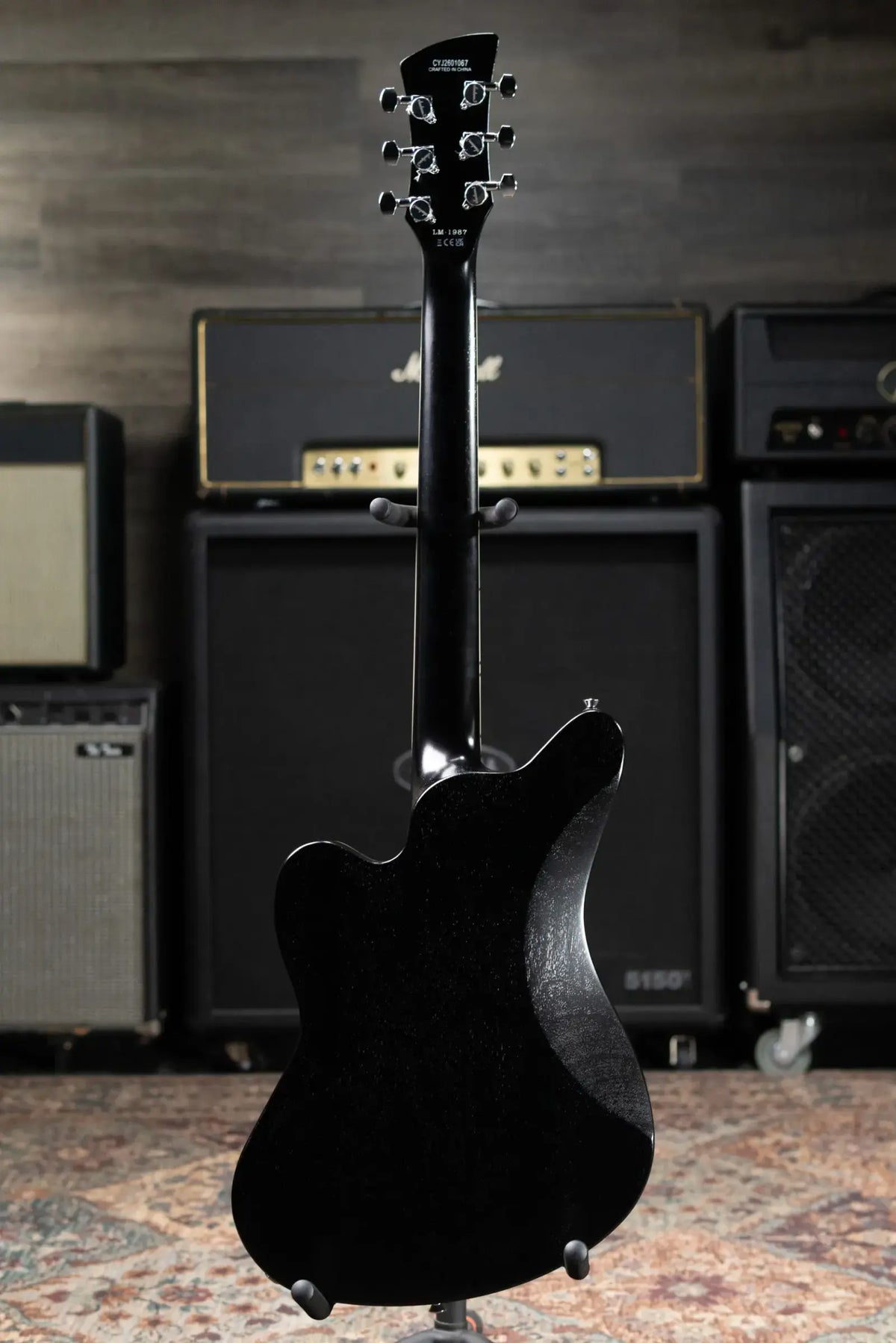 Jackson Pro Series Signature Lee Malia LM-87 Electric Guitar - Open Pore Black with Gig Bag